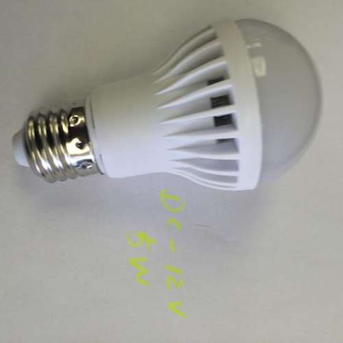 5W LED BULB E27&B22--(DC12V)White
